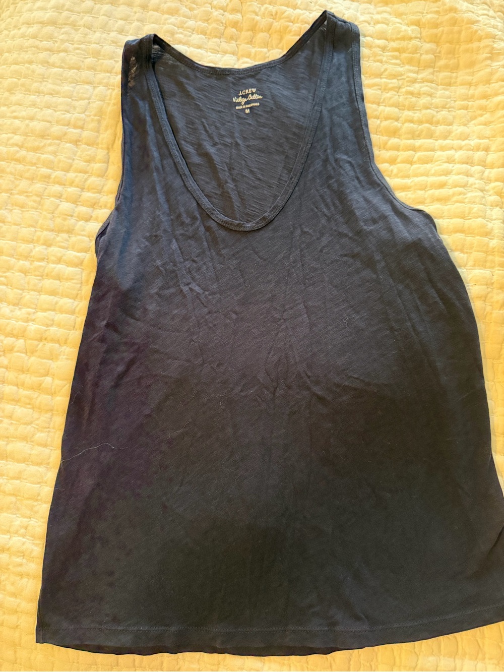 J. Crew Women’s Navy Scoop Neck Tank Top